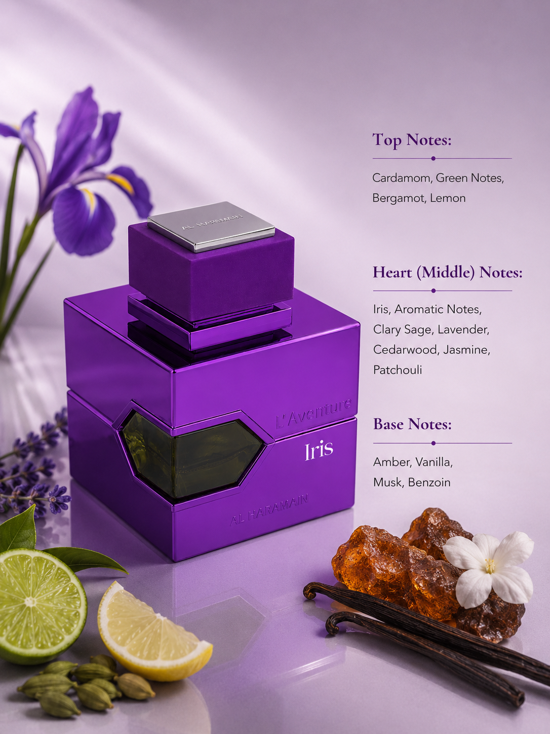Al Haramain L'Aventure Iris 100ml EDP - Unisex