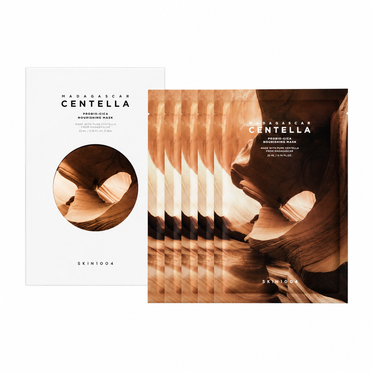 SKIN1004 Madagascar Centella Probio-Cica Nourishing Mask 5 Pack 