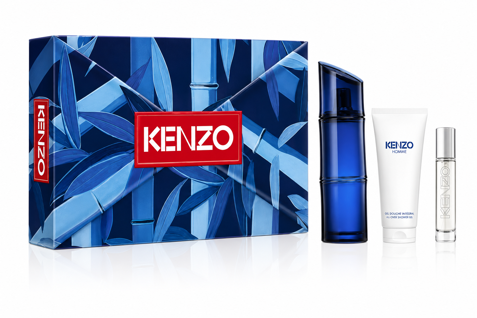 Kenzo Homme X'Mas Gift Set: 110ml EDT + 10ml Travel Spray + 75ml Shower Gel - Men