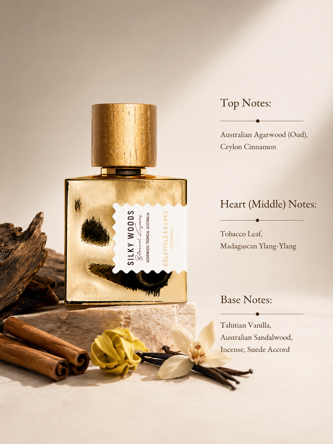 Goldfield & Banks Silky Woods 50ml EDP - Unisex